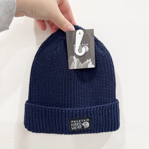 Mountain Hardwear Cabin To Curb Beanie Navy Knit Unisex - Picture 1 of 4